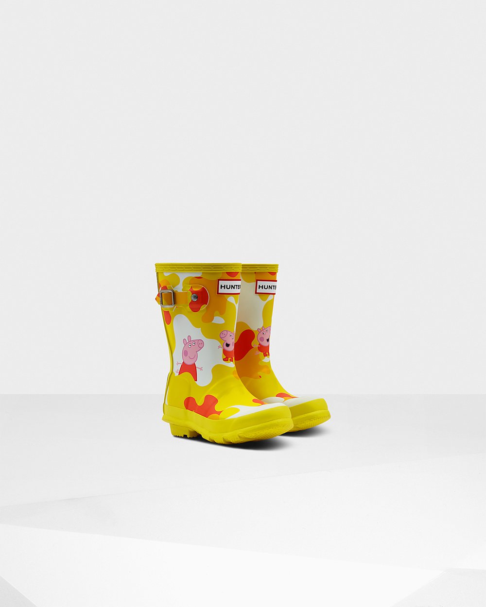 Botas De Agua Hunter Niños Amarillo Original Little Peppa Pig 270385-BWO